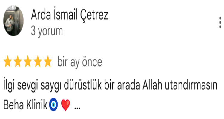 Arda İsmail Ç. Yorum Resmi